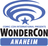 WonderCon and Comic Con International logos. 